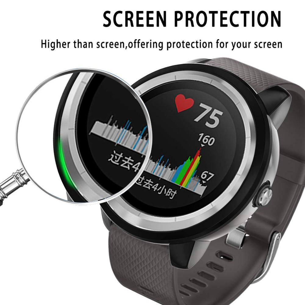 Smart Horloge Case Voor Garmin vivoactive 3 Volledige Bescherming TPU Case Voor Garmin vivoactive3 Screen Protector voor vivoactive 3