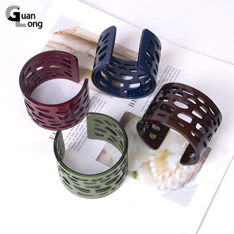 Guanlong Vintage Armbanden/Armbanden Voor Vrouwen Zomer Hars Acryl Armbanden Voor Meisjes Met Charms Trendy