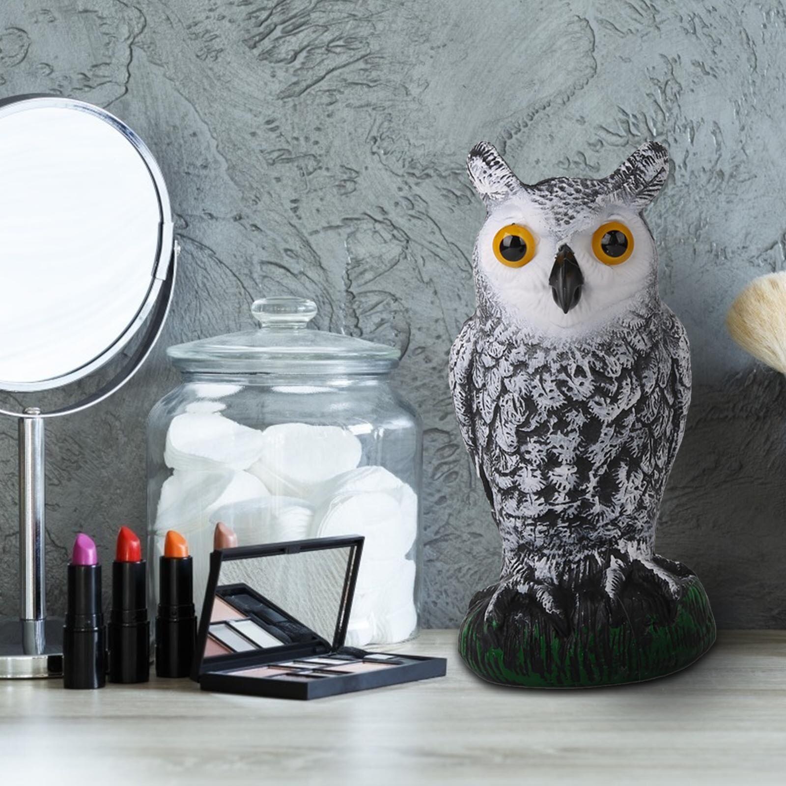 Plastic Uil Is Gebruikt Als Een Natuurlijke Vijandige Pest Repellent Voor Outdoor Tuinen Qw