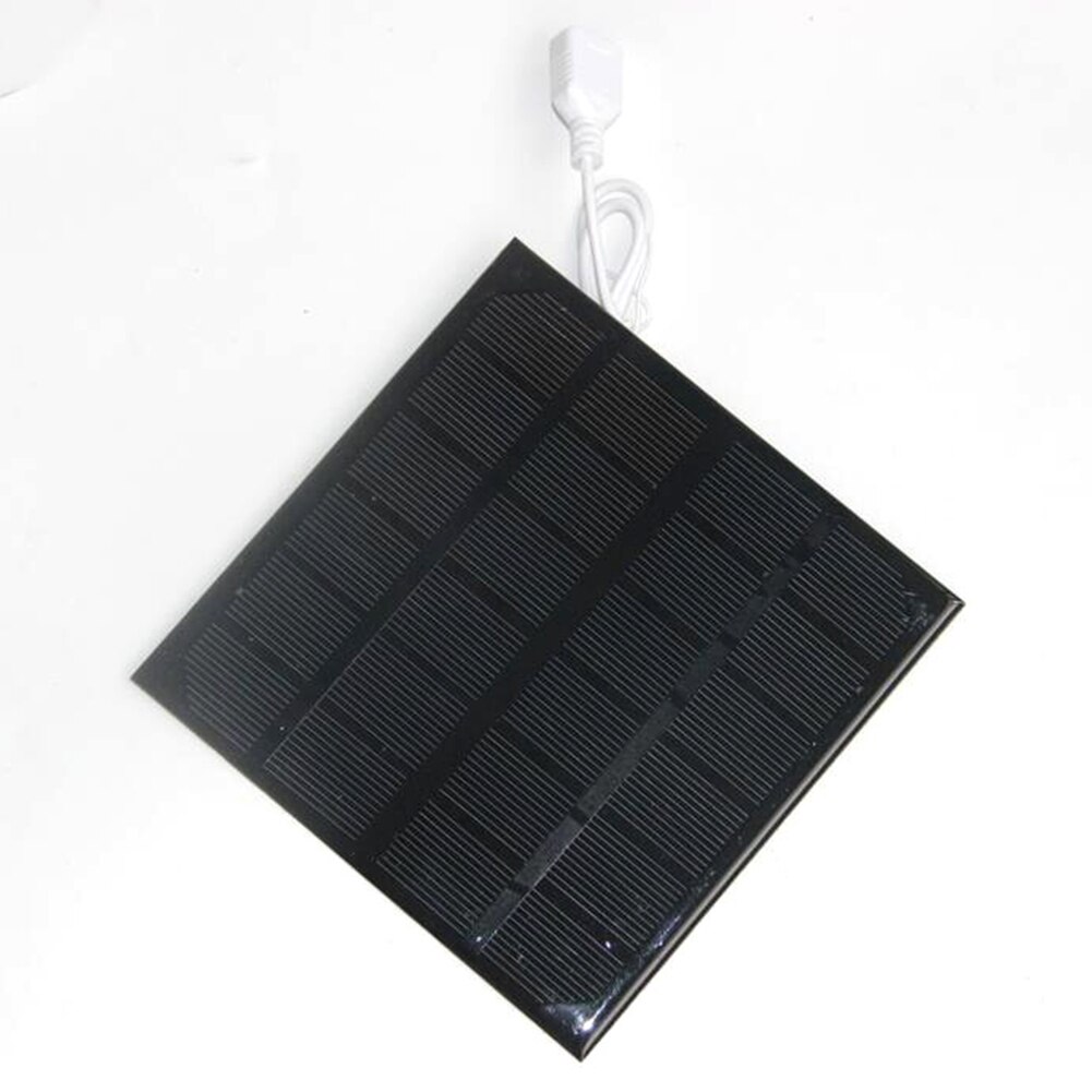 3w 6v mini solpanel ventilation køleventilator 4- tommer power bank blæser