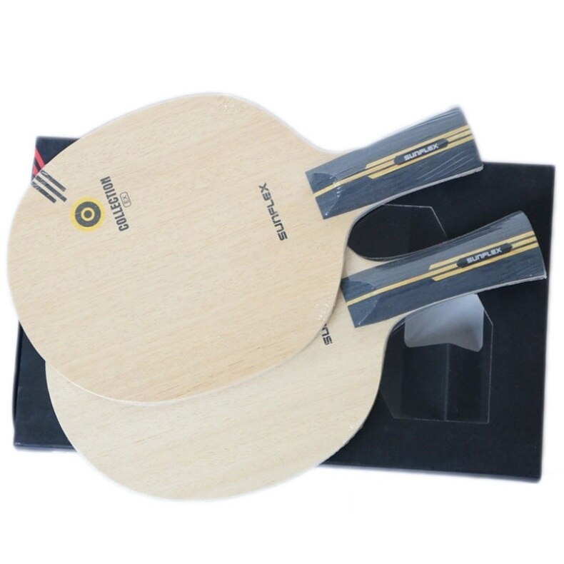 SUNFLEX official COLLECTION EX 2 generation table tennis blade 5 wood fast attack player ping pong Blade Racket