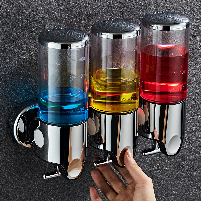 1Pc Manual Liquid Soap Dispensers Shower Gel Washing Lotion Hand Sanitizer Container for Home Kitchen Bathroom Accessories