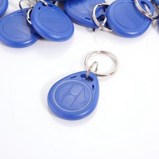 20x EM 125KHz RFID transponder code lock key fob schlüssel ring türöffner