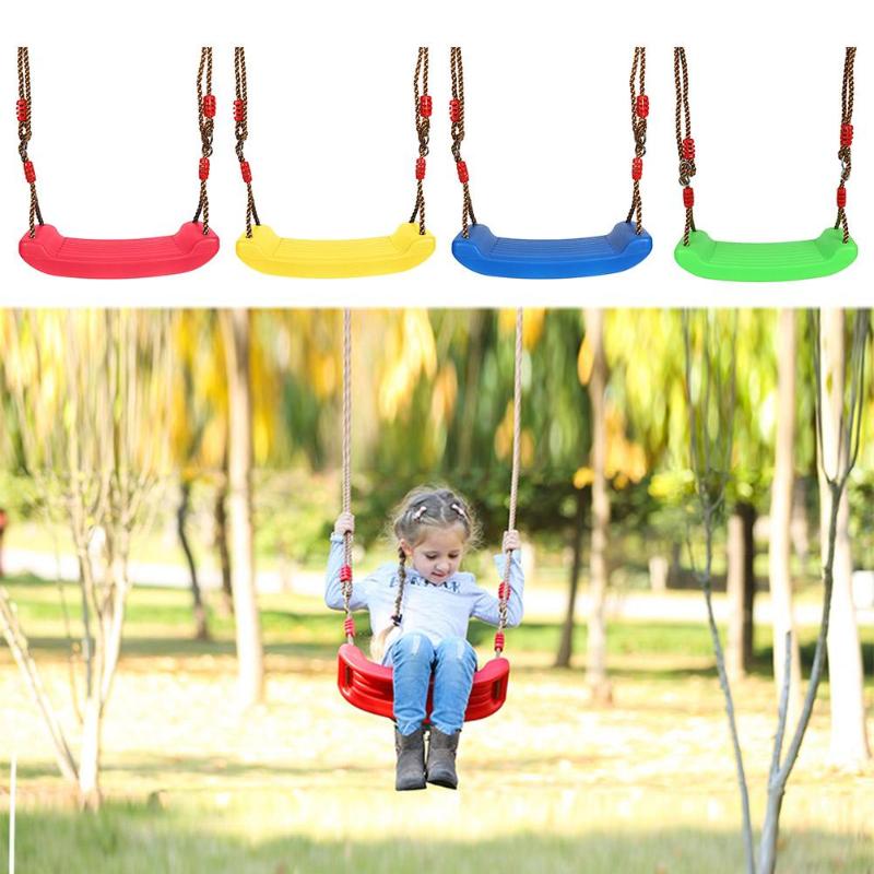 Outdoor Swing Speelgoed Voor Kinderen Indoor Schommel Touw Seat Gegoten Voor Kids Genieten Bloemen Birdsong Tuin Schommel Stoelen Fun Sport