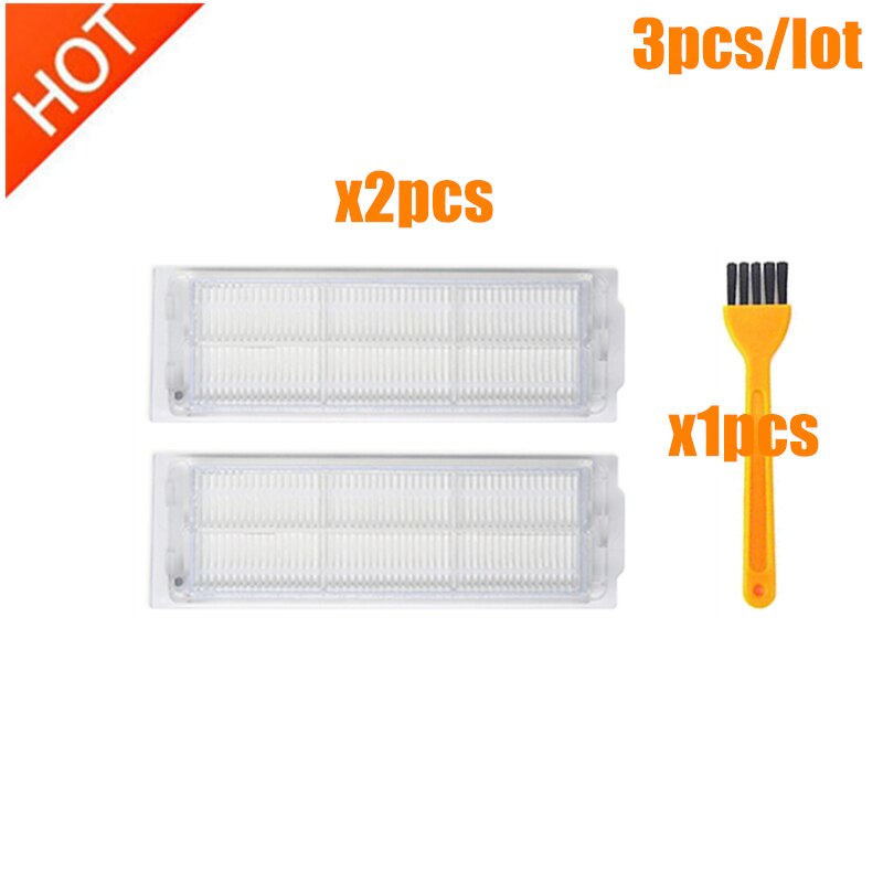 Hovedbørste hepa filter sidebørste til xiaomi mijia styj 02ym conga 3490 viomi  v2 pro v-rvclm 21b støvsuger dele tilbehør: 14