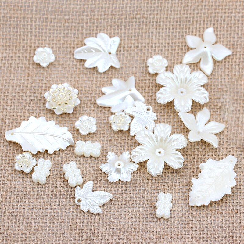 50p blommor sy på flatback abs imitation pärla lös spacer pärlor charm prydnad handarbete halsband örhängen smycken hantverk