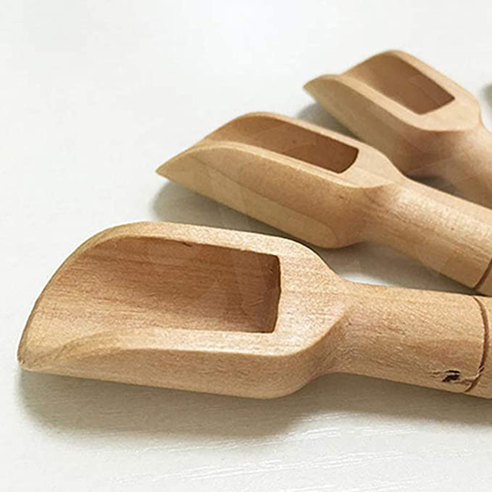 3Pc Mini Houten Lepel Kruiden Houten Suiker Lepel Is Knooploos En Duurzaam Koken Bakken Tools Keuken Houten Lepels & spatel N5