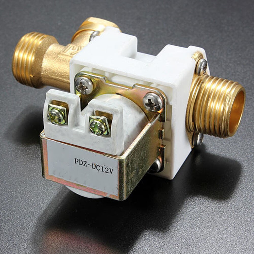 12v dc 1/2 inch 4- punts zonneboiler messing filter druk accessoire voor water lucht elektrische solenoïde normaal gesloten