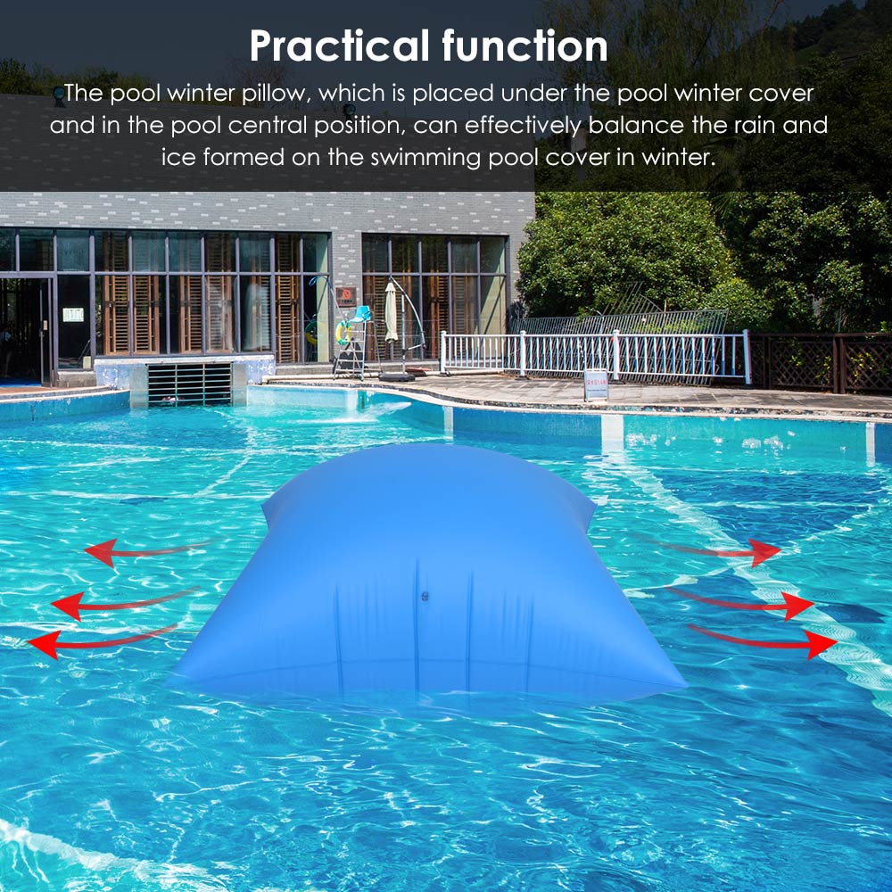 Home Inflatable Pillow Pool Large Air Pool Cushion Winter For Winter Tarpaulin Cover Top Pillows Home Decoration 1pc