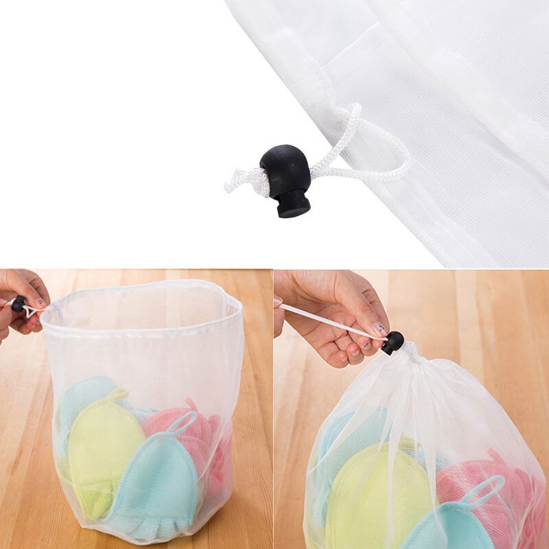 3 Size Washing Laundry bag Laundry Storage Clothing Care Foldable Protection Net Polyester Machine Laundry Clothes Wash Bag