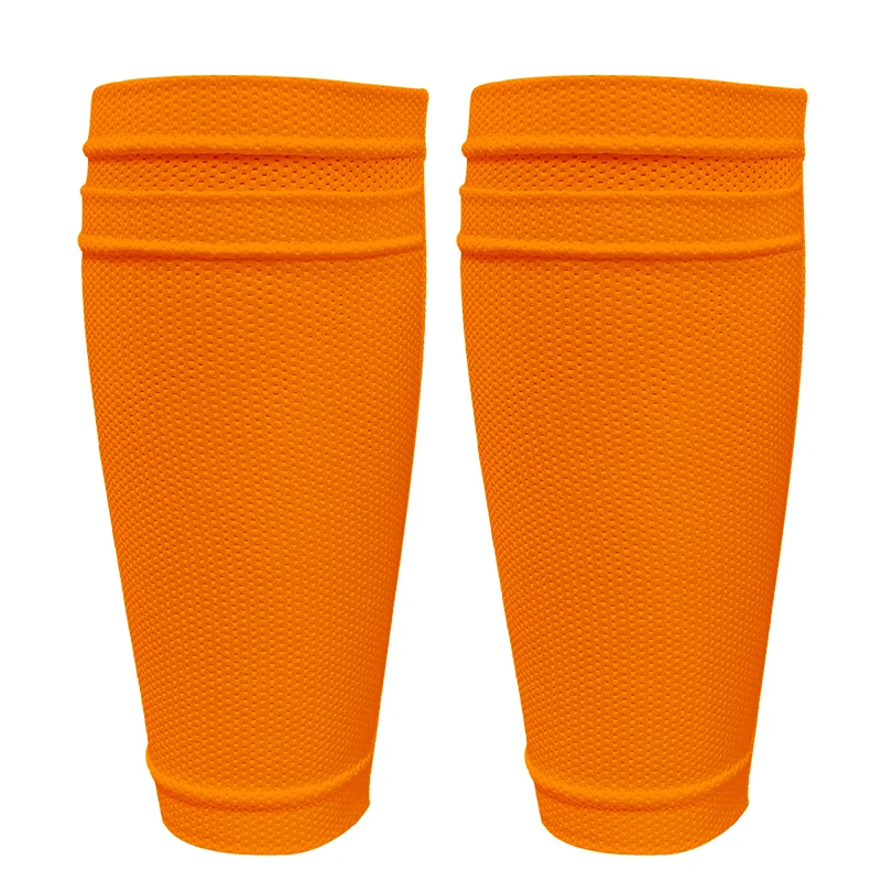 Fußball-Schienbeinschoner, Socken, Schutzärmel für Jungen und Herren, weiche Schienbeinschoner, Schutz, atmungsaktiv, Fußball-Schienbeinhalter, Sportzubehör: Navy Blau
