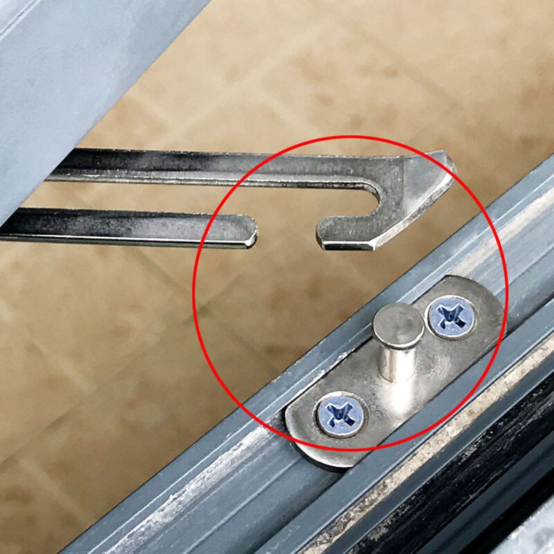 Rustfrit stål hængsel vindbøjle vindue lokaliser støtte vindtæt aluminiumslegering vindue plejlstang sikkerhedslås hardware del