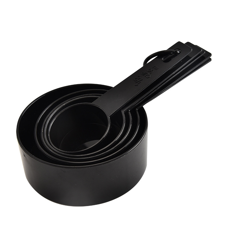 Cuchara medidora de cocina, cucharada de café, cucharada de azúcar con mango de silicona, tazas medidoras de harina para hornear, utensilios de cocina, 5/10 Uds.