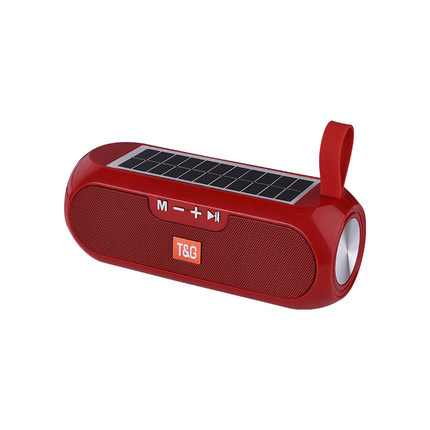 Solar Radio FM Radios MP3 Outdoor Portable Wireless Bluetooth V4.2 Speaker Music Sound Box Subwoofer Bass Aux Hifi Stereo Mp3: Wooden
