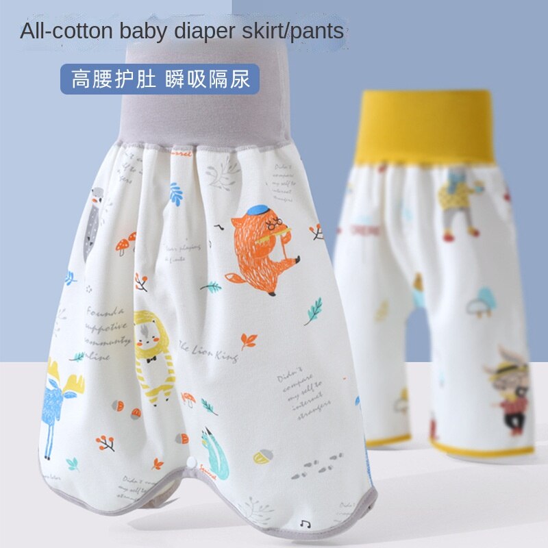 Baby bed wetting proof diaper training pants children&#39;s waterproof washable diaper pants diaper skirt cloth diaper pants