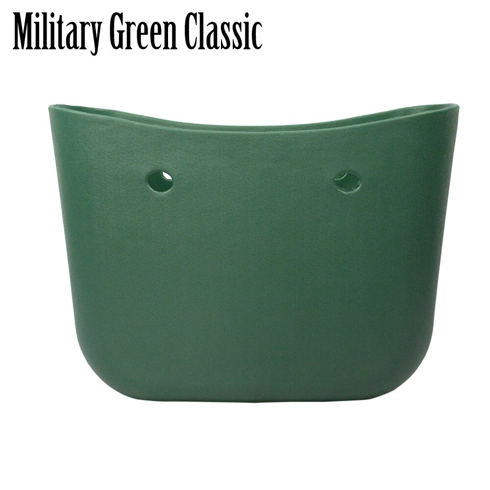 Klassieke Grote Eva Tas Body Vrouwen Tassen Mode Handtas Diy Waterdichte Obag Stijl Rubber Silicon O Tas Stijl vrouwen Handtas: military green