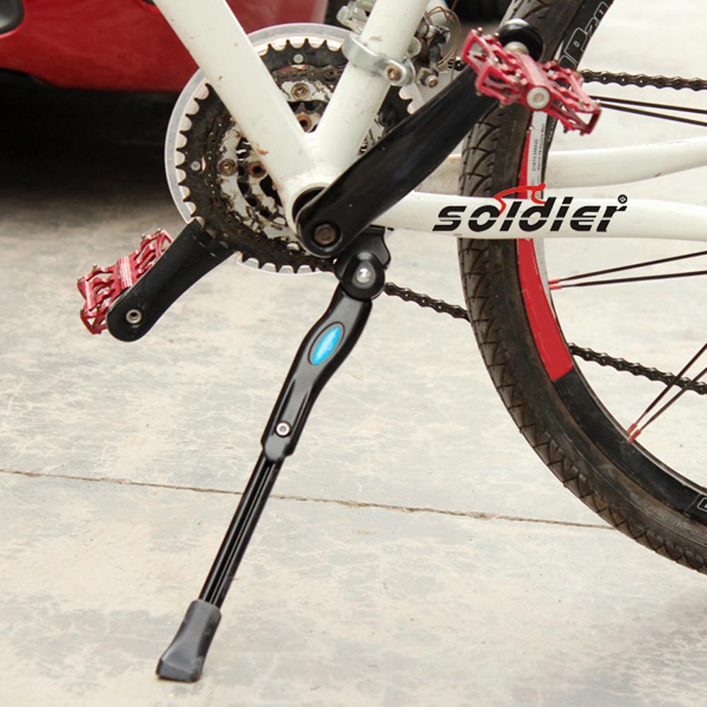 Bicycle Bike Kickstand Adjustable Aluminium Alloy Bike Support Side Stand Foot Brace Cycling Parts 310x50x40mm