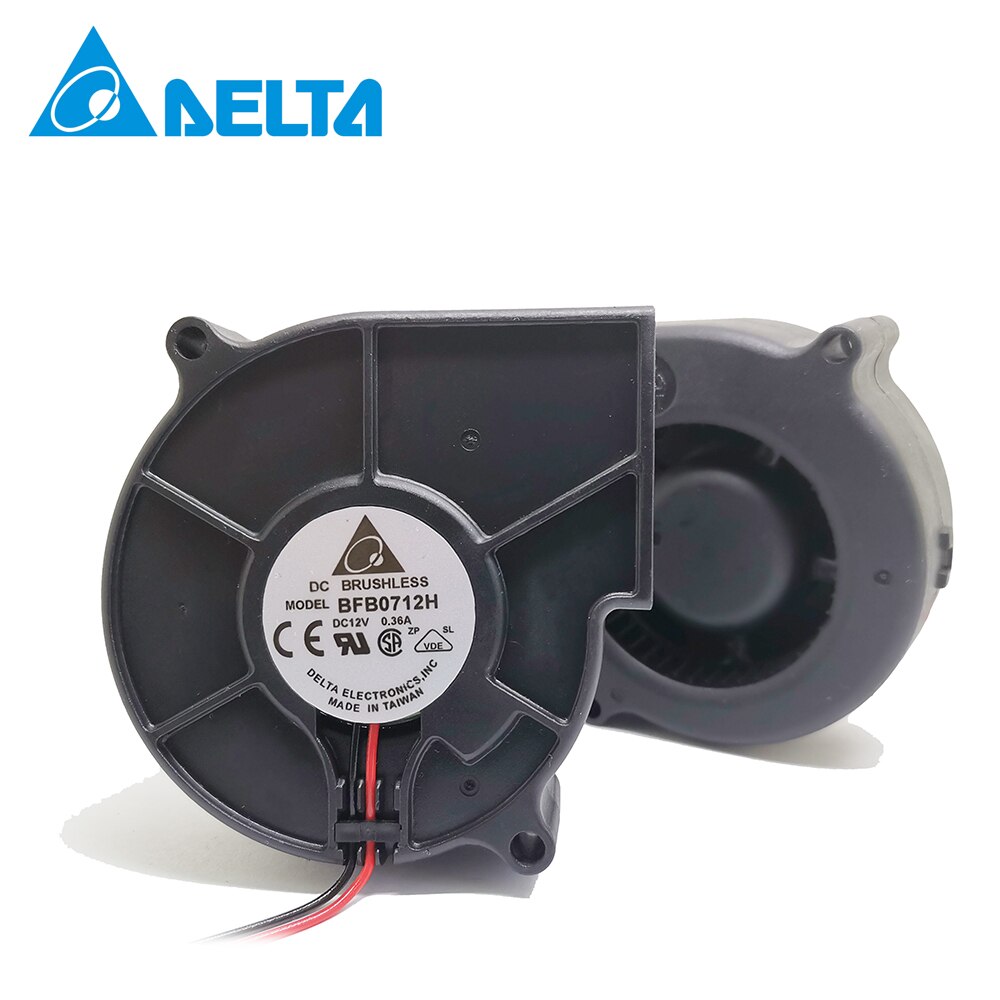 Voor Delta BFB0712H 7530 DC 12V 0.36A projector blower centrifugaal ventilator ventilator