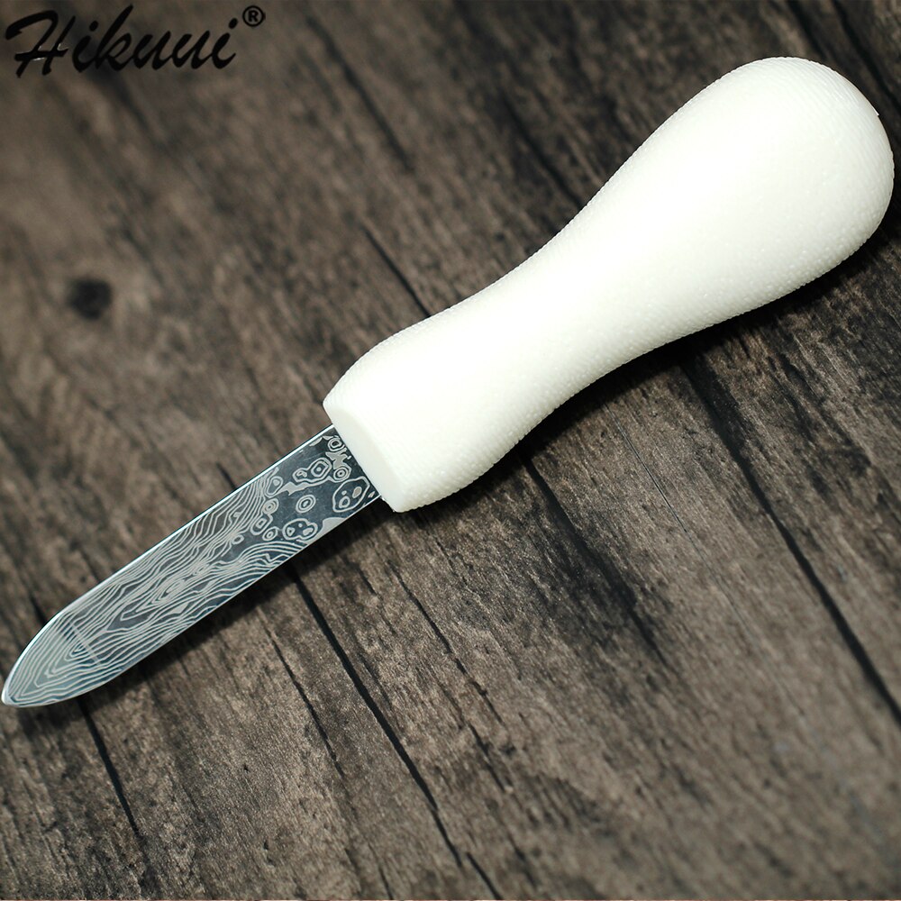 Cuchillo de acero inoxidable con bordes afilados, herramienta útil para abrir mariscos, té, cáscara de Shucker, utensilios de cocina, 1 ud.