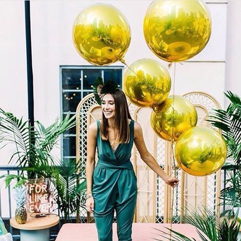 4D Rose Goud Folie Ballon 10 "18" 22 "32" Ronde Aluminium Mylar Ballonnen Bol Ballon Bruiloft decoratio Verjaardagsfeestje