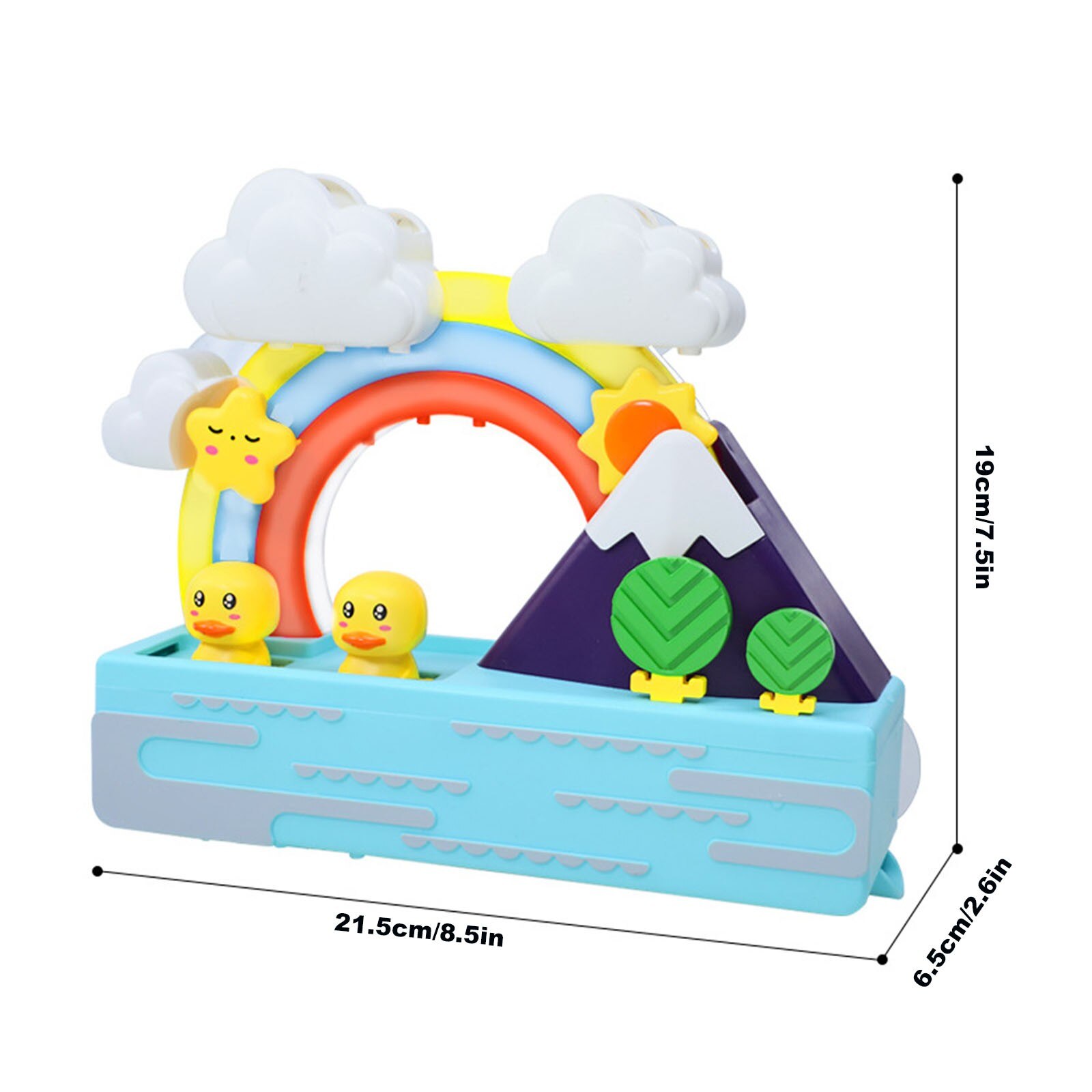 Bad Zuignappen Bad Speelgoed Zachte Eva Kids Baby Badkamer Water Speelgoed Vroege Educatief Zuig Up Vis Baden Speelgoed Licht muziek