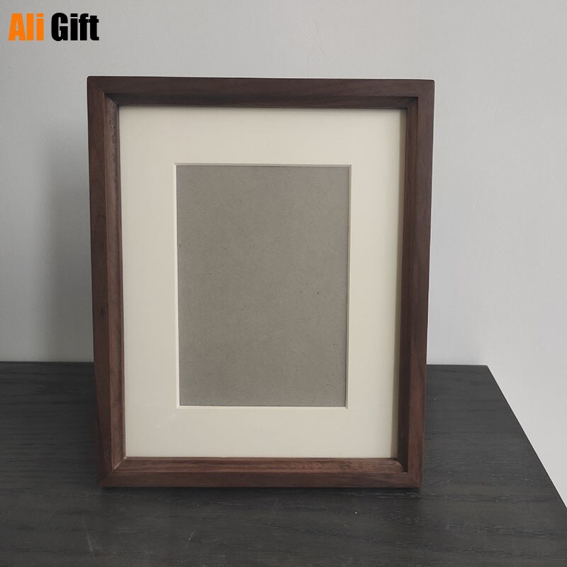 Card Paper Frame Chinese High-end Imported Black Walnut 6 7 8 10 In... – Grandado