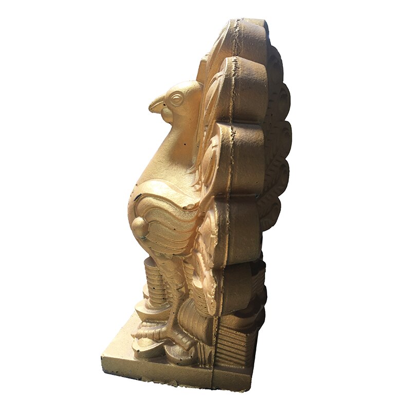 Dekorative Ebene Skulptur Beton Pfau Statue Formen