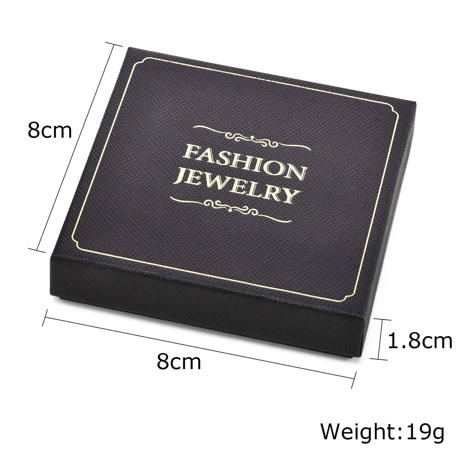 Cajas de para anillos, pulseras, collar, pendientes, tobilleras, gemelos de joyería sin logotipo, accesorios de paquete de: Color chocolate