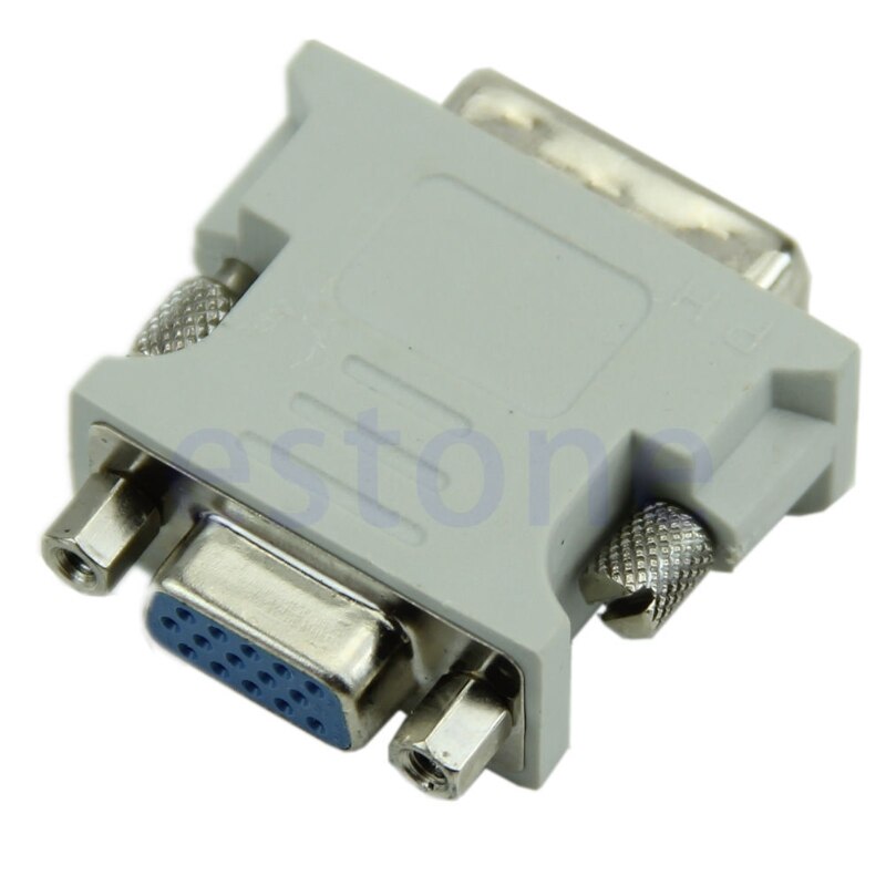 15 Pin Vga Female Naar DVI-D Mannelijke Adapter Converter Lcd