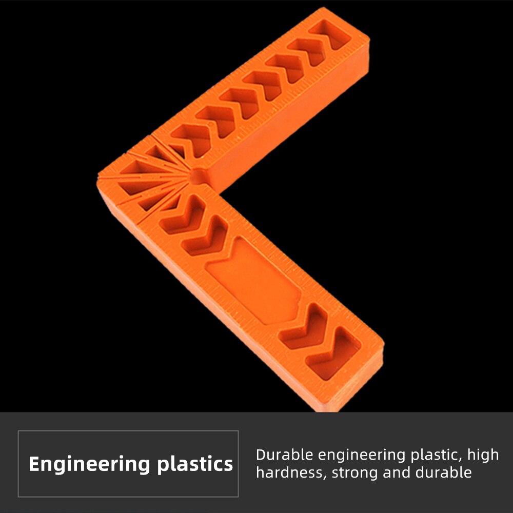 3/4/6 inch 90° Positioning Squares Plastic Clamping Square Right Angle Clamp Woodworking Carpenter Tool Corner Clamping Square