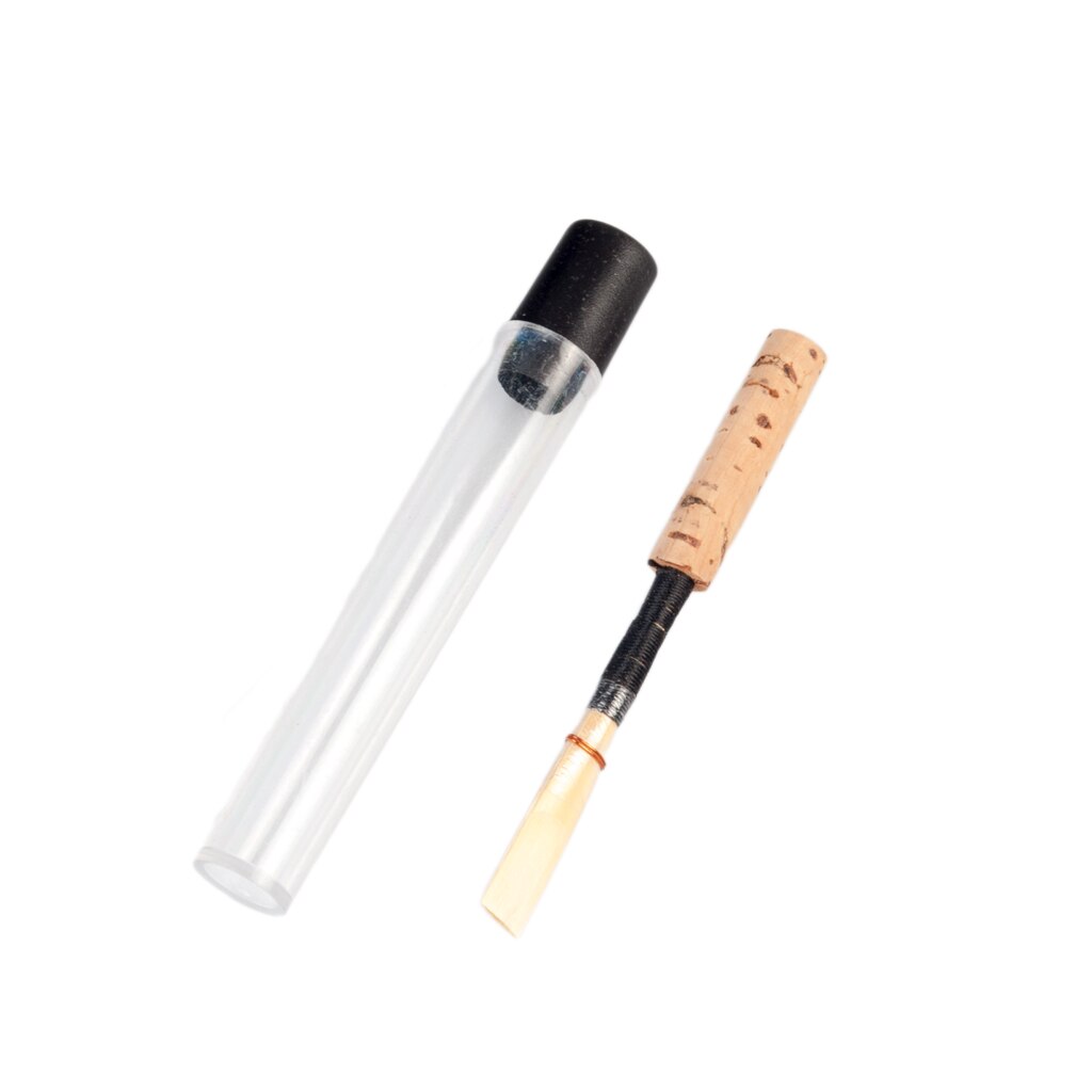 Naomi 5Pcs Hobo Riet Zwart Hoogwaardige Hobo Riet Kurk Riet Medium Zachte Houtblazers Instrument Onderdelen Accessoires