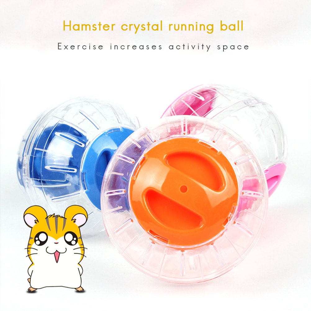 Plastic Pet Round Ball Animal Hamster Mice Toy Transparent Hamster Ball Dog Special Toy Ball Small Animals Cage Accessories