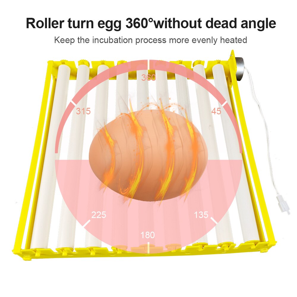 Roller Egg With Motor Turn The Eggs Excellent Duck Quail Bird Poultry Eggs Tray Farm Incubation Supplies