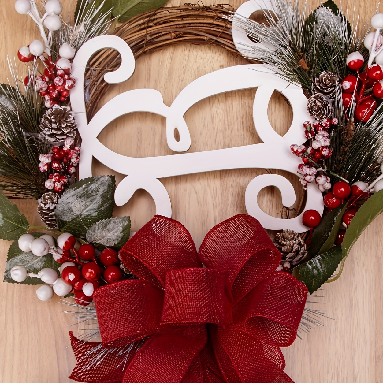 1 rulle rött säckvävsband med trådkant – perfekt för stora rosetter, girlanger och utomhusdekorationer, festligt rött band, hantverksmaterial