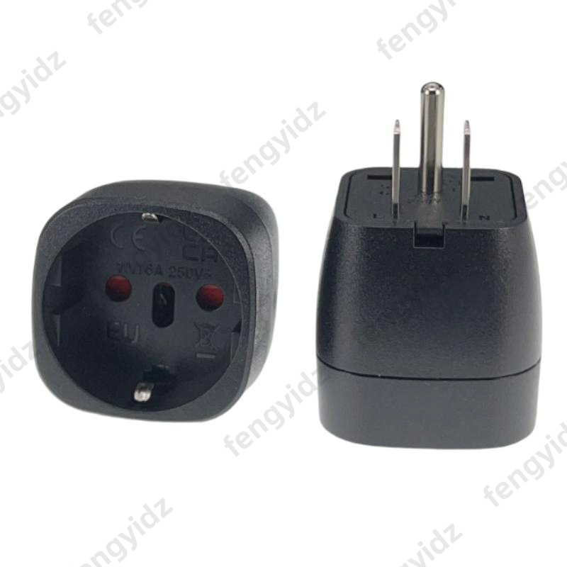 Reisadapter vs-adapter europa duitsland-stekker, eu naar vs reisstekker stroomomvormer stopcontact voor canada japan thailand