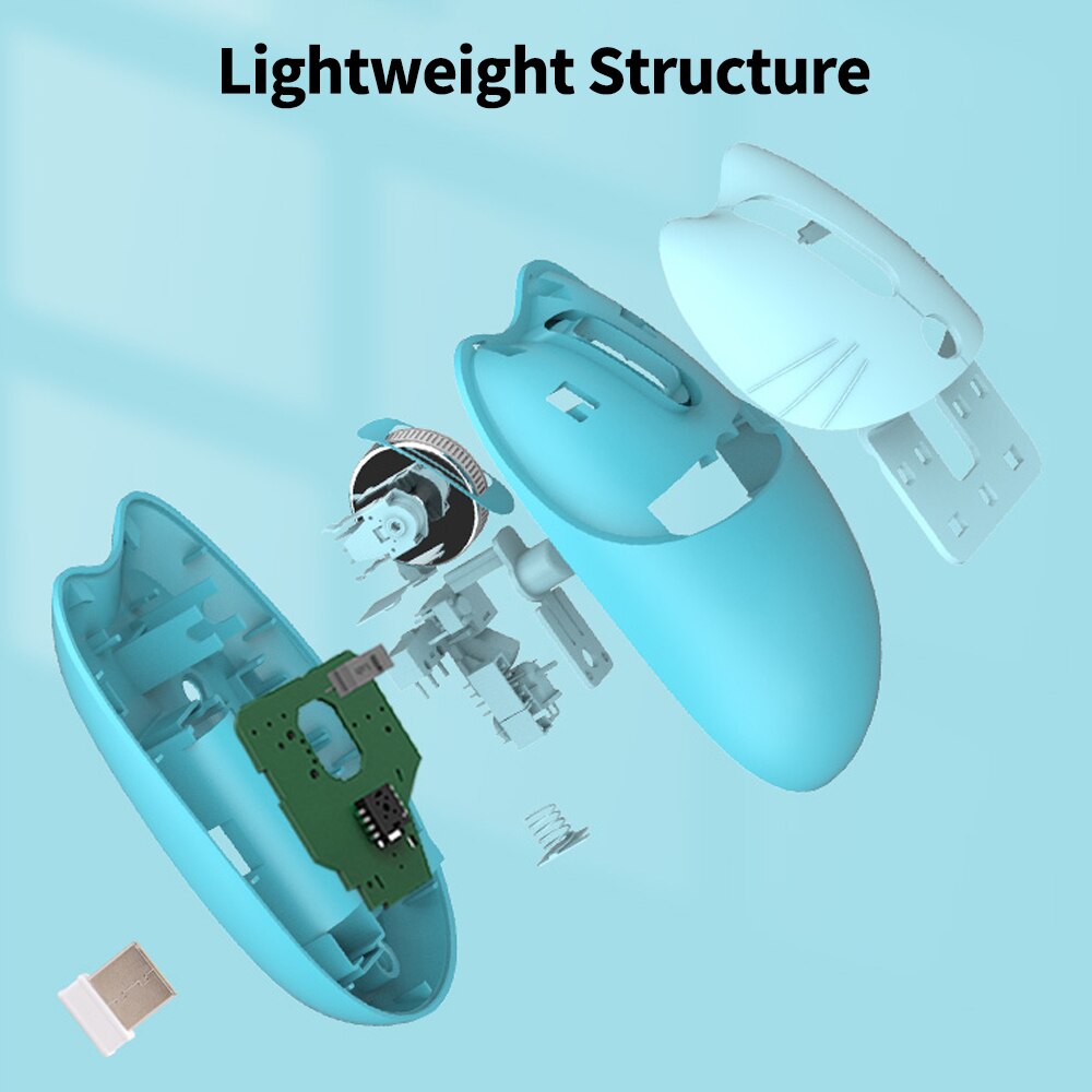 Mofii M3 2.4G Wireless Mouse Ergonomic Office Mice Auto Sleep Low Noise 1600DPI Mouse Gaming Mouses for PC Laptop Computer