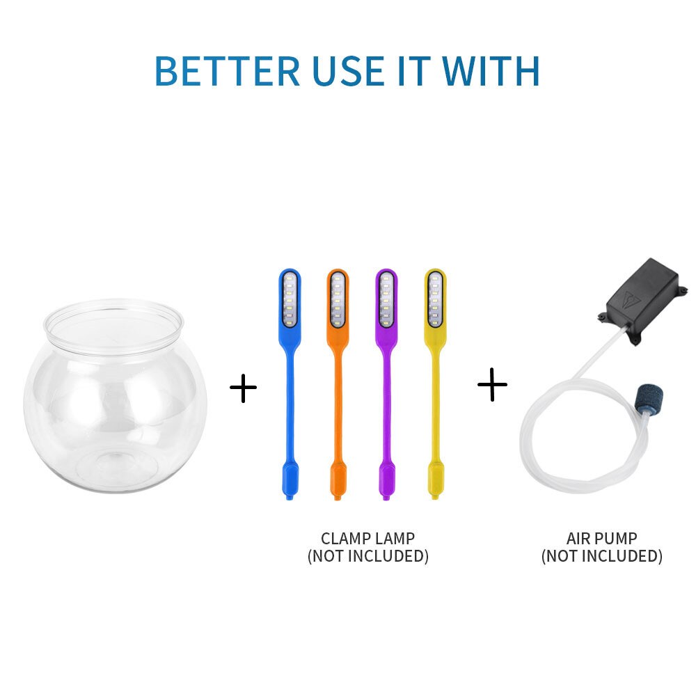 Transparent Acrylic Fish Tank Aquarium Breeder Box Fish House Aquatic Pet Home Desktop Marine Portable Bowl for Betta fish Tank