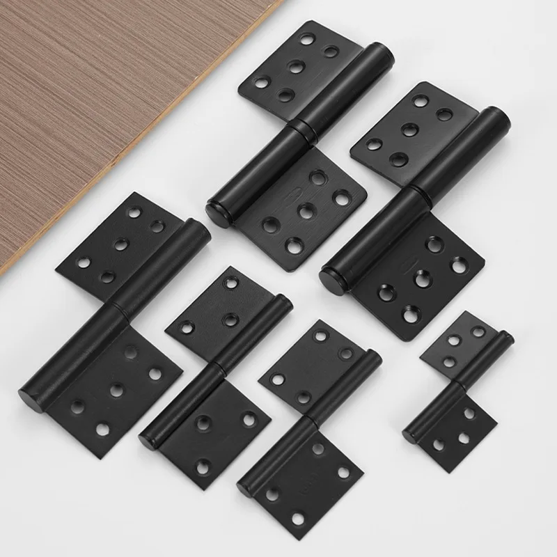 Traditional Flag-Shaped Door Hinges Comprehensive Removable Large Door Hinges Fire Prevention Aluminum Alloy Door Hinges
