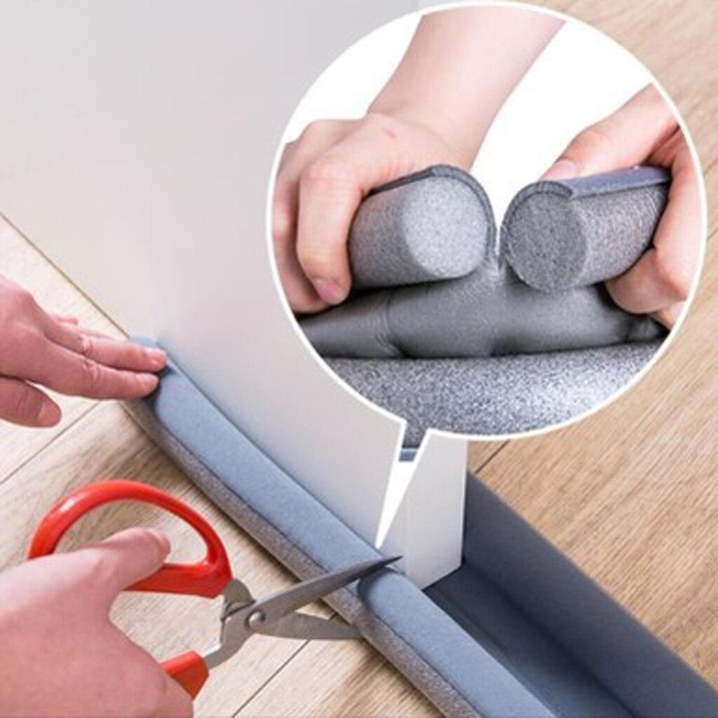 Door Under Bottom Soundproof Draft Strip Blocker Stopper Guard Dark Coffee