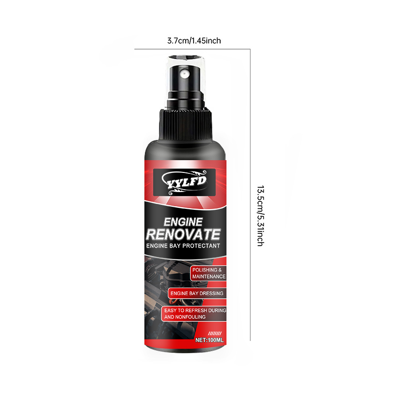 Engine Compartment Cleaner Engine Shine Protector Detail Cleaner Stain Remover Heavy - duty Degreaser for Oil And Cleaning Tools
