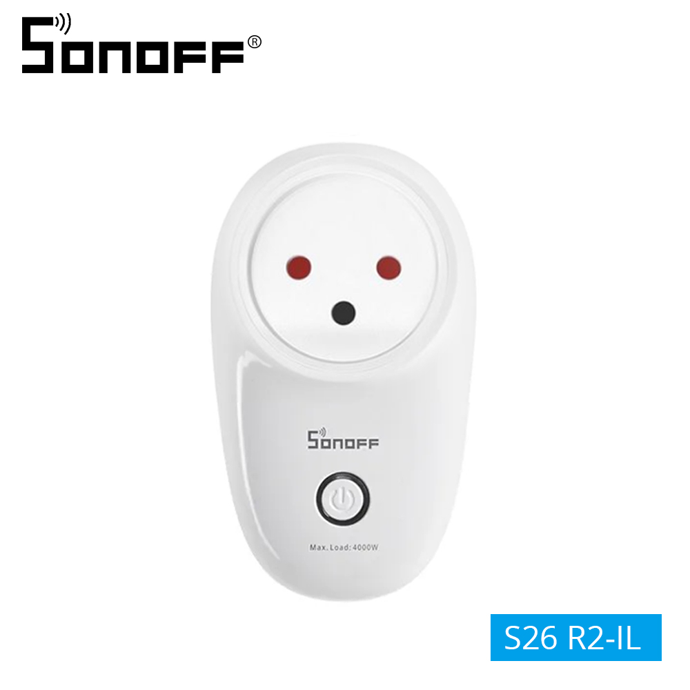 SONOFF S26 R2 EU/AU/US/UK/CN Wifi Smart Socket Home APP Remote Control Automation Switch Work With Alexa Google Home: Bundle3