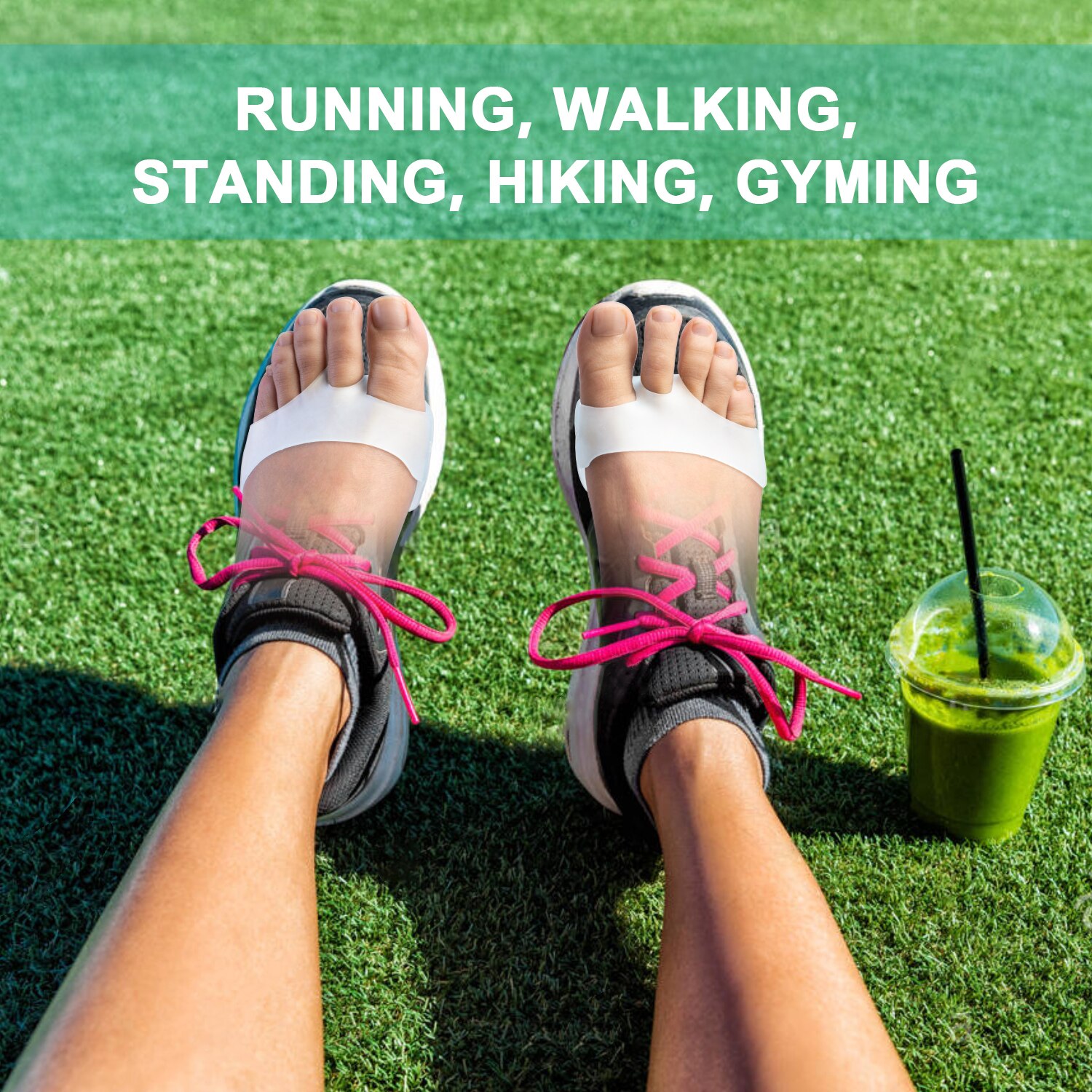 2 Stuks Wit Sofe Voorvoet Pads Siliconen Bal Van De Voet Kussen Voorkomen Voet Corn Eelt Blaren Voet Pijn Voet zorg