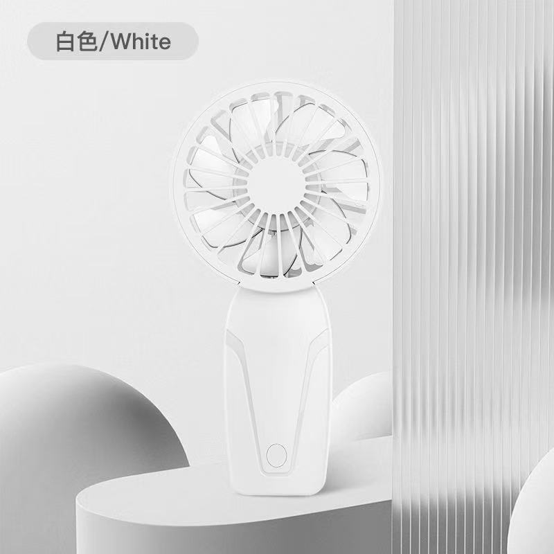 Portable Handheld Small Fan ABS Lightweight Cute Appearance USB Rechargeable Mini Fan For On Go Cooling Portable Mini Pocket Fan