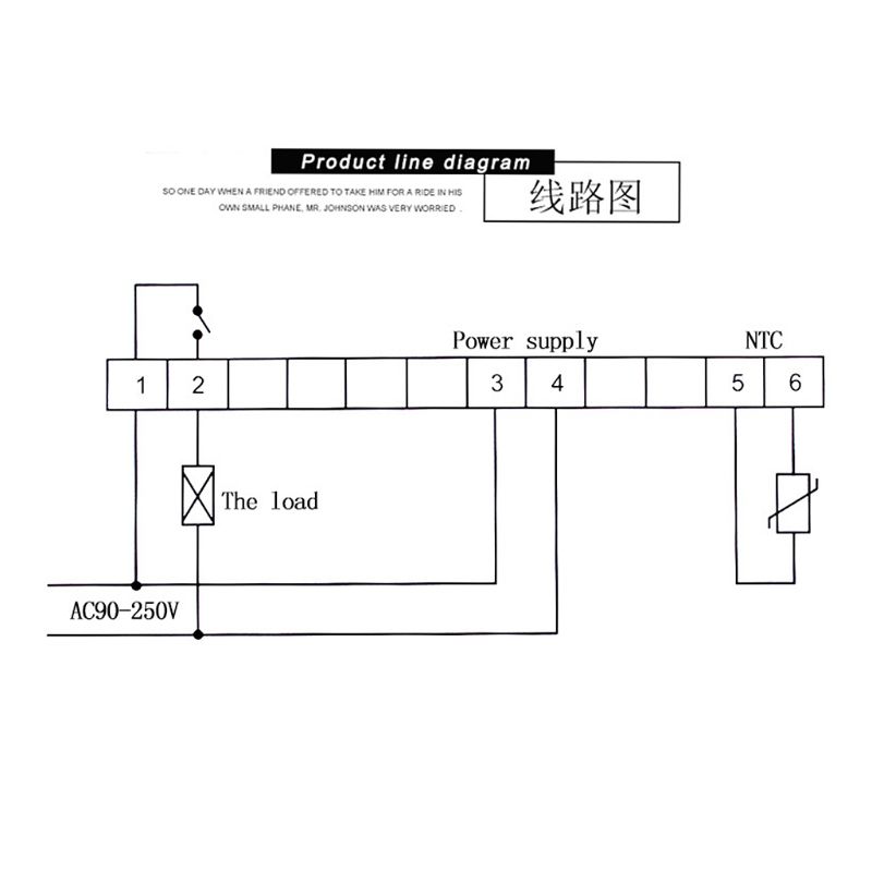 Termómetro Digital MH1210W AC 90-250V, controlador de temperatura, termostato, relé, Sensor NTC para incubadora L93C