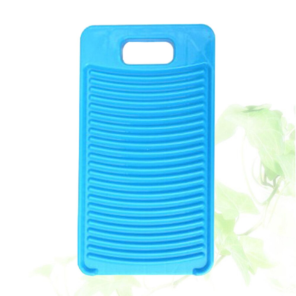 Non-slip Washing Washboard Home Washing Scrubbing Board Laundry Washboard for Home (Blue): Blue