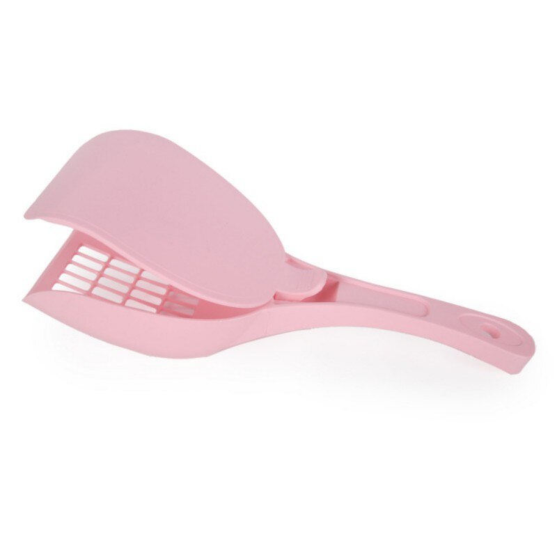Kæledyr kæbe scooper kattekuld skovl metal kuld scoop bærbar hule katte scoop sifter katte skovl holder rent værktøj kæledyr værktøj