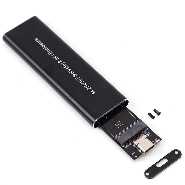 KingSpec M.2 NGFF (segnale SATA) 22*42 22*80 SSD a USB 3.0 Caddy contenitore HDD esterno adattatore per disco rigido HD adatto per presa chiave B M: B and M Key