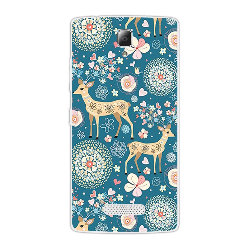 Bagcover blødt tpu etui til lenovo  a2010 a giraf tyndt tyndt silikone etui til lenovo  a2010- a /a: 08