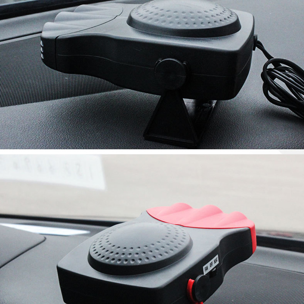 Auto Heater Fan Portable Car Heater Auto Heater Cooling Fan 3-Outlet Defrosts Defogger 12V 150W d7