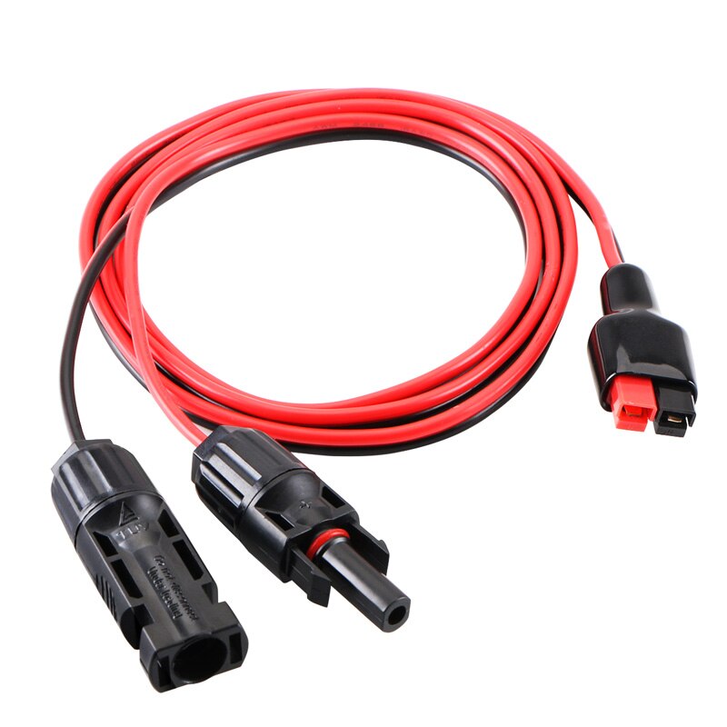 Portable Power Station Extension Solar Charging Cable Portable Generator Extension Charging Cable Charging from Solar Panel.